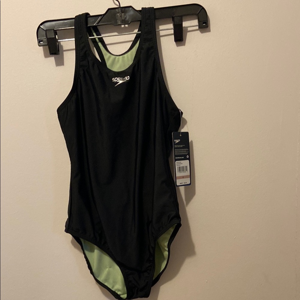 Speedo Black Performance One-Piece Swimsuit